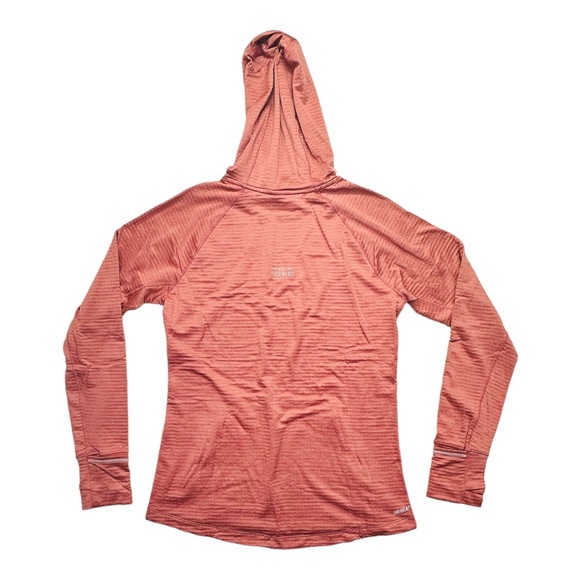 New Balance Heat Grid Hoodie - Washed Henna Heather - Picture 6 of 8